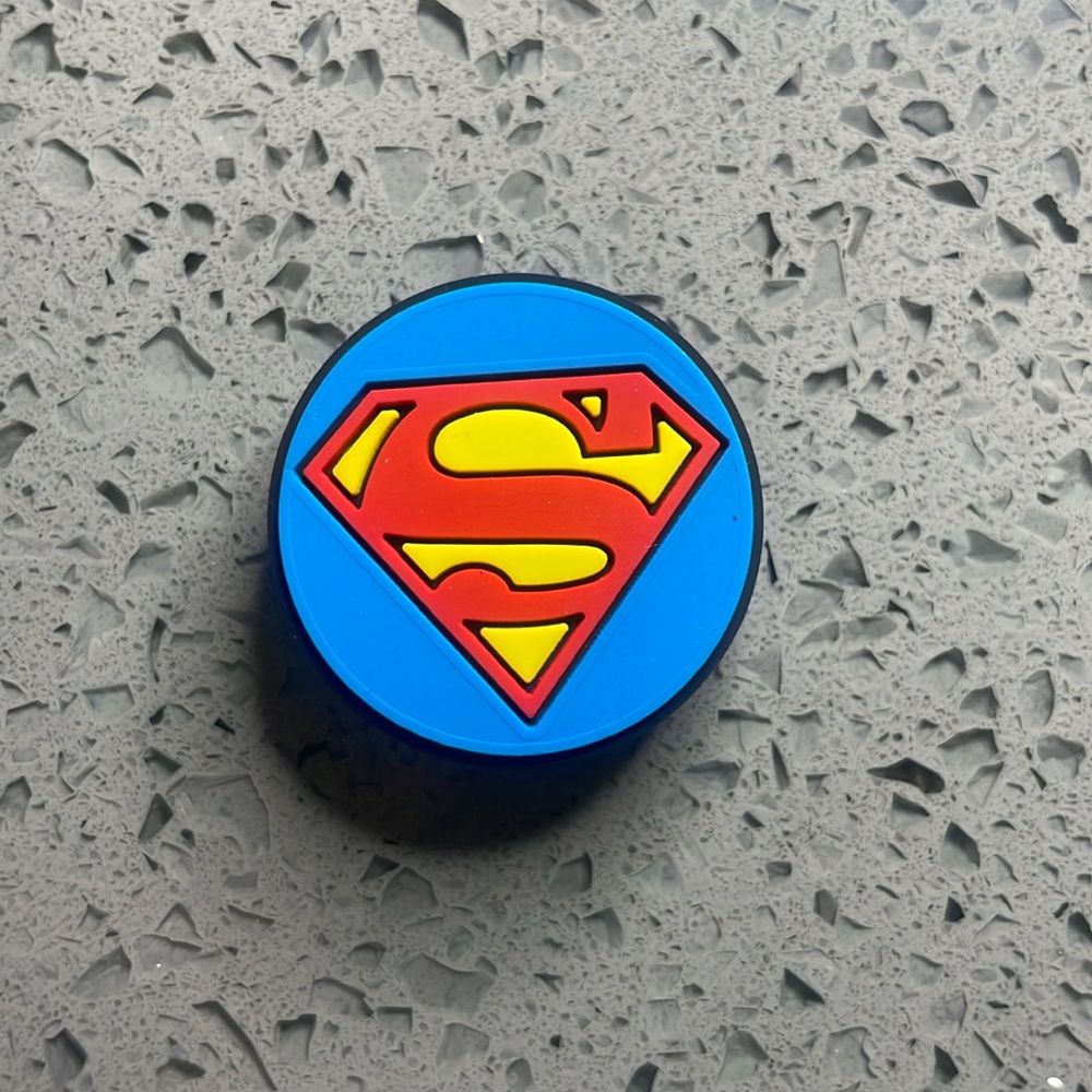 7/$10 Superman Logo jibbitz crocs shoe charm